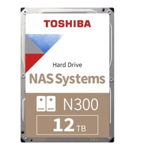 Dysk Toshiba N300 HDWG51CEZSTA 12TB 3,5" 7200 512MB SATA III NAS RETAIL