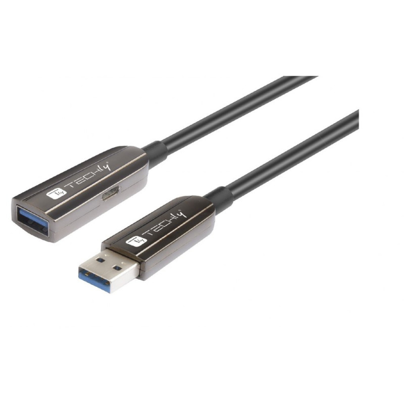 Kabel USB 3.0 optyczny przedłużacz USB-A na USB-A M/F 20m