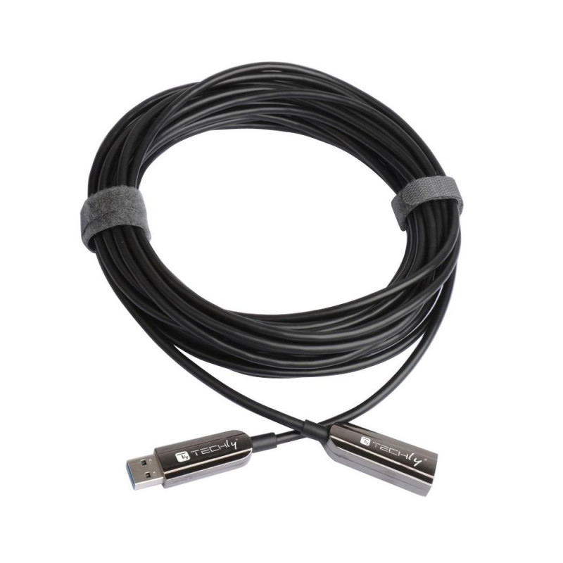 Kabel USB 3.0 optyczny przedłużacz USB-A na USB-A M/F 20m - obrazek 2