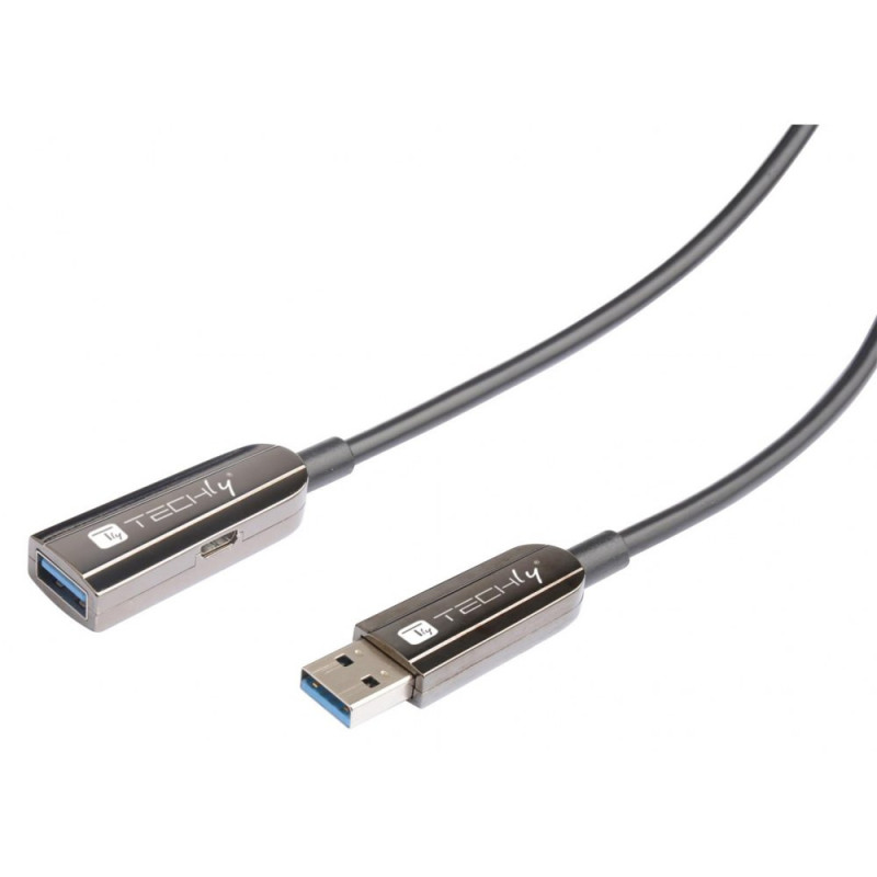 Kabel USB 3.0 optyczny przedłużacz USB-A na USB-A M/F 20m - obrazek 4