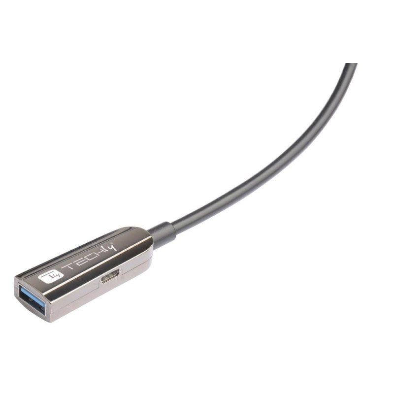 Kabel USB 3.0 optyczny przedłużacz USB-A na USB-A M/F 20m - obrazek 5