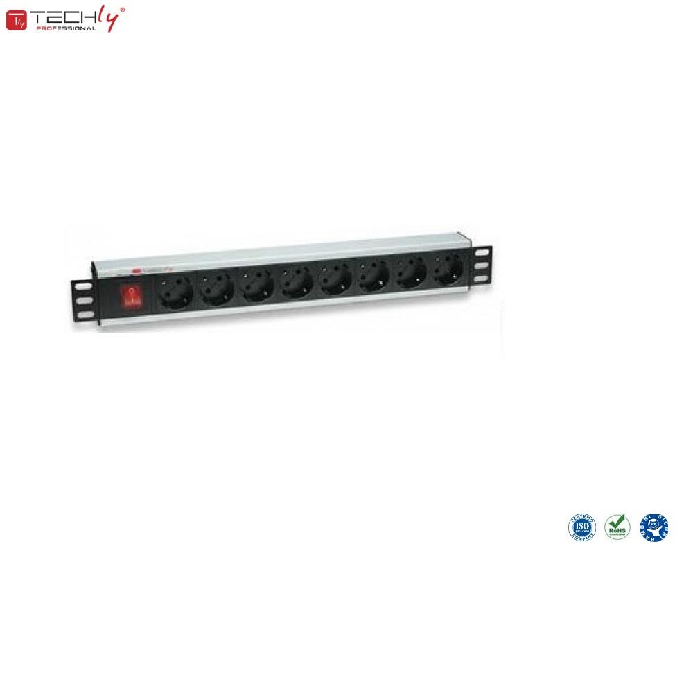 Listwa zasilająca Intellinet Rackowa 19 1U, 8 gniazd H-DPRP08I2 - obrazek 2