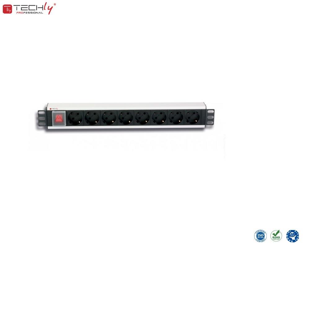 Listwa zasilająca Intellinet Rackowa 19 1U, 8 gniazd H-DPRP08I2 - obrazek 3