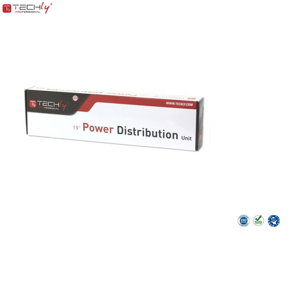 Listwa zasilająca Intellinet Rackowa 19 1U, 8 gniazd H-DPRP08I2 - obrazek 4