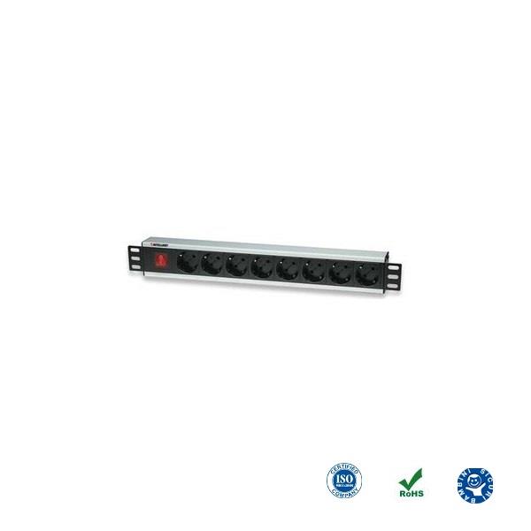 Listwa zasilająca Intellinet Rackowa 19 1U, 8 gniazd H-DPRP08I2 - obrazek 5