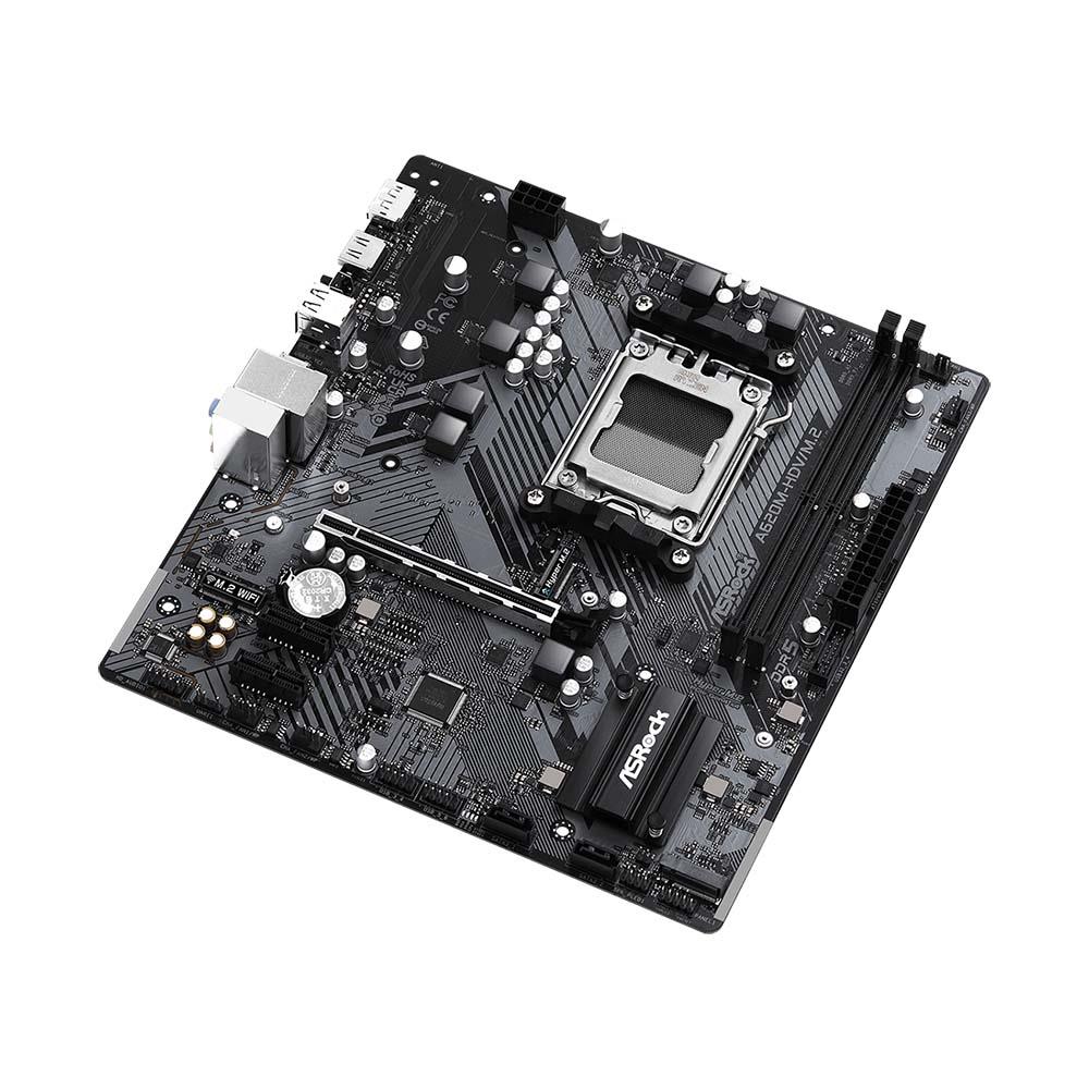Płyta ASRock A620M-HDV/M.2 /AMD A620/DDR5/SATA3/M.2/USB3.1/PCIe4.0/AM5/mATX - obrazek 2