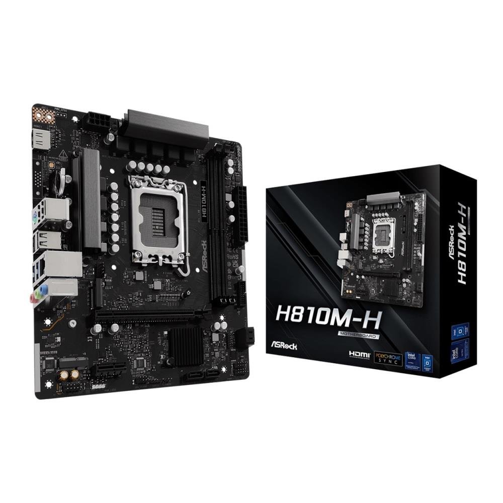 Płyta ASRock H810M-H /H810/DDR5/SATA3/M.2/USB3.0/PCIe4.0/s.1851/mATX - obrazek 5