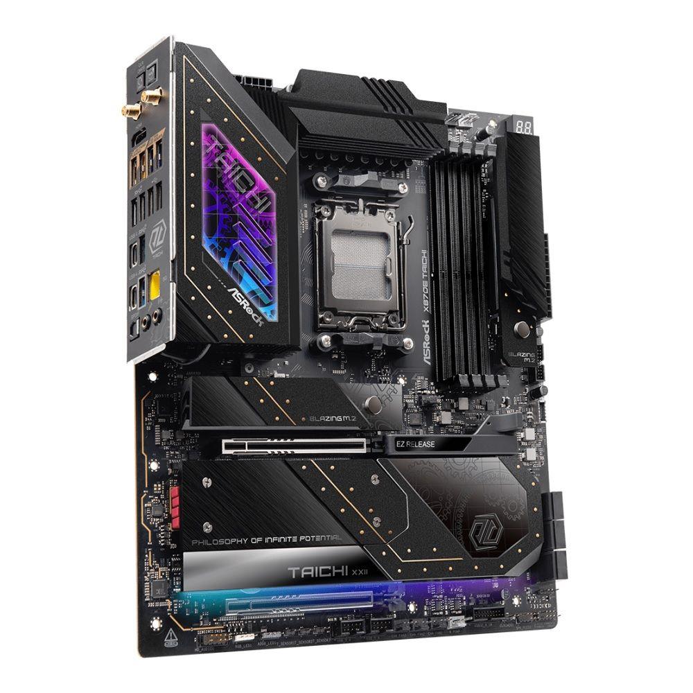 Płyta ASrock X870E TAICHI /AMD X870/DDR5/SATA3/M.2/USB4/WiFi/BT/PCIe5.0/AM5/E-ATX - obrazek 3