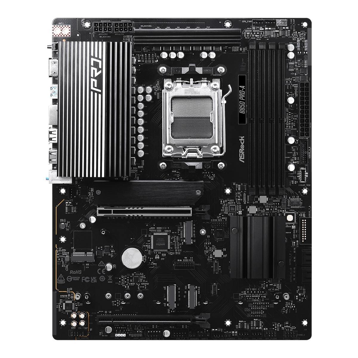 Płyta ASrock B850 Pro-A /AMD B850/DDR5/SATA3/M.2/USB3.2/PCIe5.0/AM5/ATX
