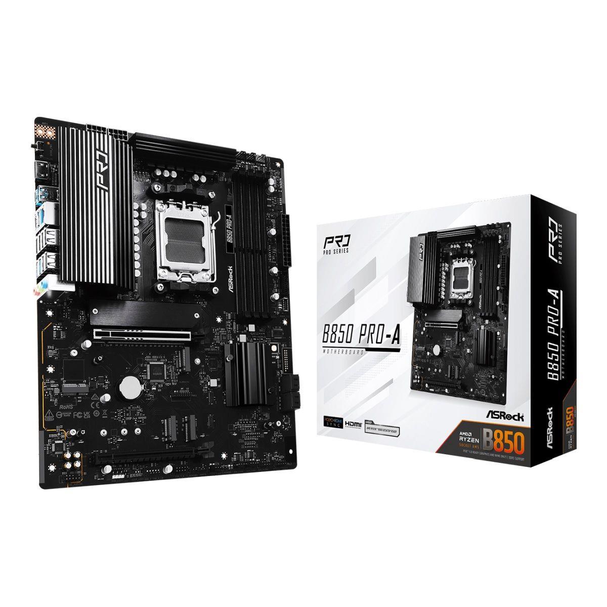 Płyta ASrock B850 Pro-A /AMD B850/DDR5/SATA3/M.2/USB3.2/PCIe5.0/AM5/ATX - obrazek 5