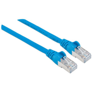 Patchcord Cat7 SFTP 1m 100% CU LSZH niebieski