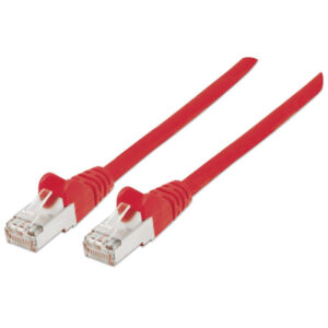 Patchcord Cat7 SFTP 0,5m 100% CU LSZH czerwony