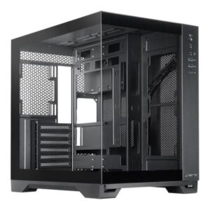 Obudowa Chieftec VISIO Fanless GM-30B-TG-FL-OP ATX z oknem bez zasilacza czarna