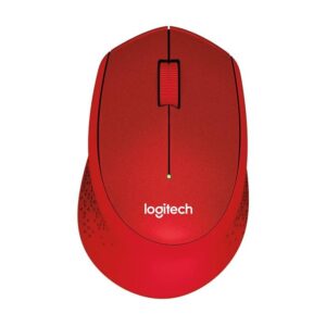 Mysz bezprzewodowa Logitech M330 Silent Plus optyczna czerwona