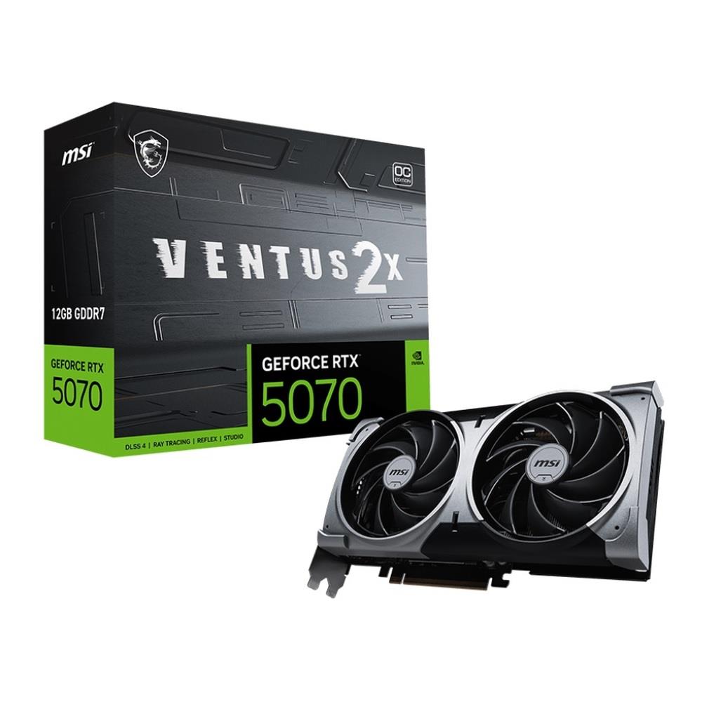 Karta VGA MSI GeForce RTX 5070 12G VENTUS 2X OC 12GB GDDR7 192bit HDMI+3xDP PCIe5.0 - obrazek 6