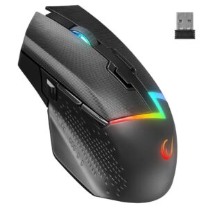 Mysz bezprzewodowa Rampage DROP M3 Czarna 10000 DPI RGB USB-C