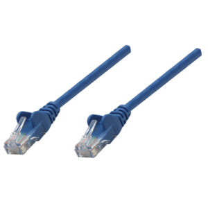 Patchcord Cat6 SFTP 0,5m 100% CU LSZH niebieski