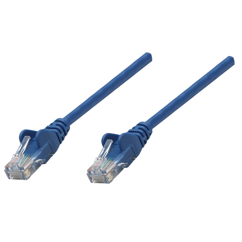 Patchcord Cat6 SFTP 0,5m 100% CU LSZH niebieski