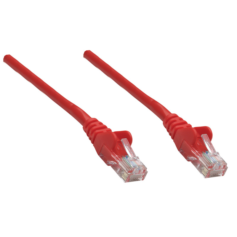 Patchcord Cat6 SFTP 0,5m 100% CU LSZH czerwony