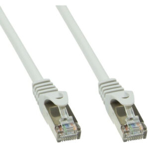 Patchcord Cat6 SFTP 15m 100% CU LSZH szary