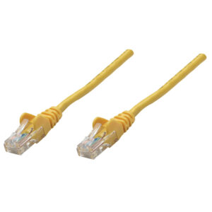 Patchcord Cat6 UTP 1m 100% CU żółty