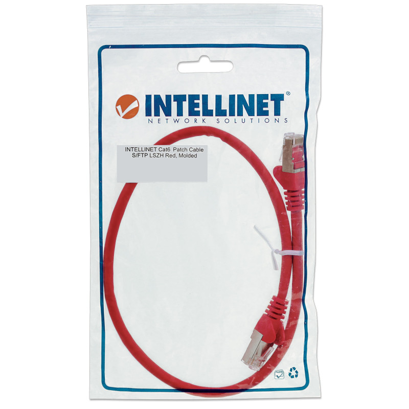 Patchcord Cat5e SFTP 5m CCA czerwony - obrazek 4