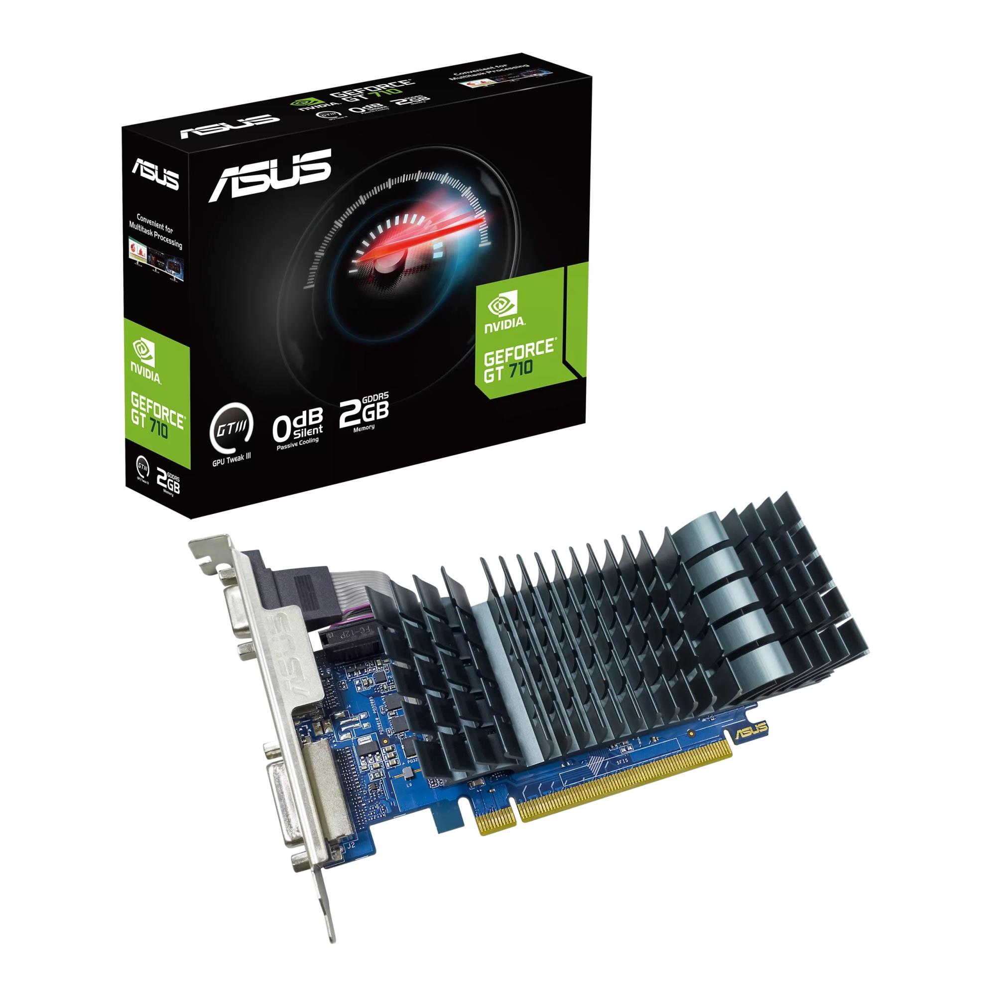 Karta VGA Asus GT710-SL-2GD5-BRK-EVO 2GB DDR5 64bit VGA+DVI+HDMI PCIe 2.0 - obrazek 4